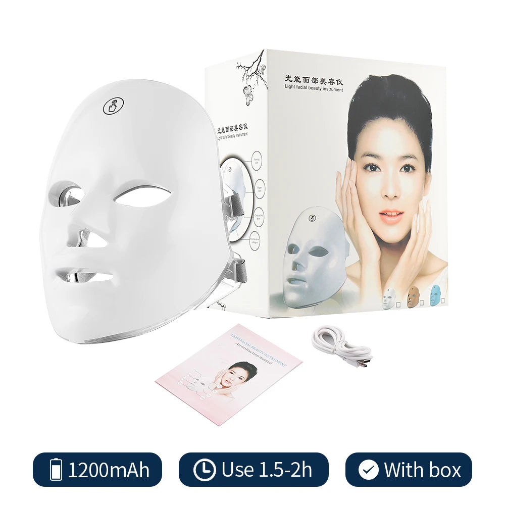 7 Colors Photon Facial LED Mask