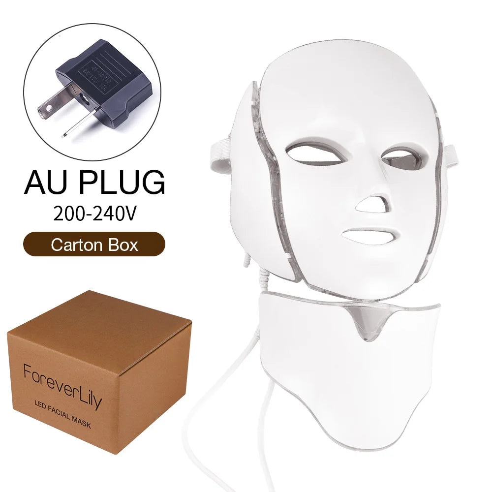 Face+Neck 7 Colors Light LED Facial Mask