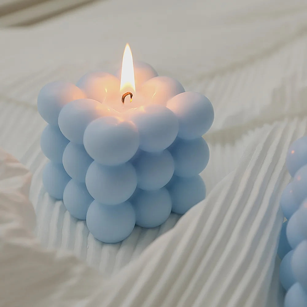 Handmade Scented Bubble Candles