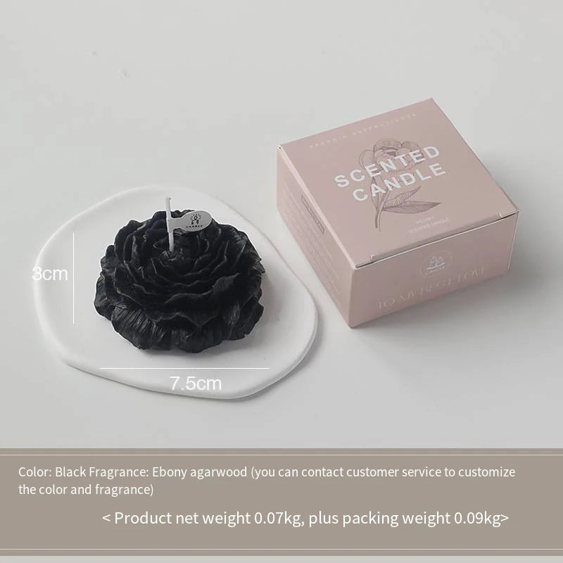 Handmade Scented Flower Candles