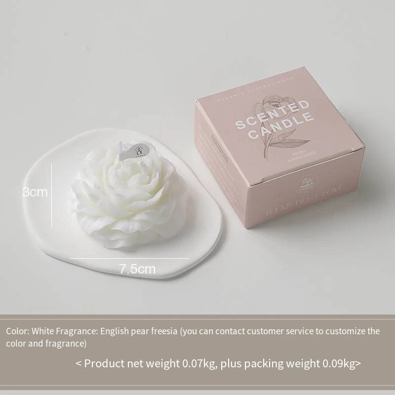 Handmade Scented Flower Candles