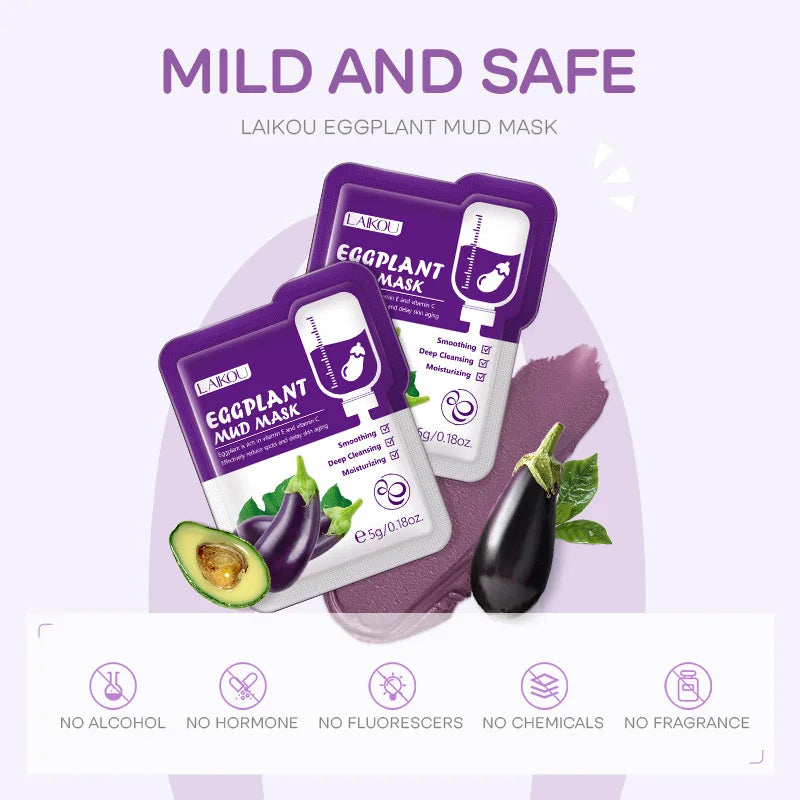 LAIKOU 5pcs Mud and Clay Mask