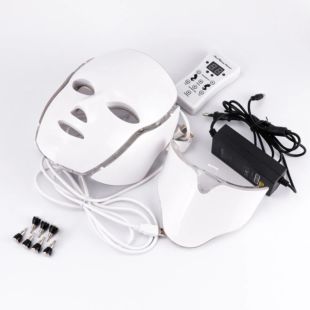 Face+Neck 7 Colors Light LED Facial Mask