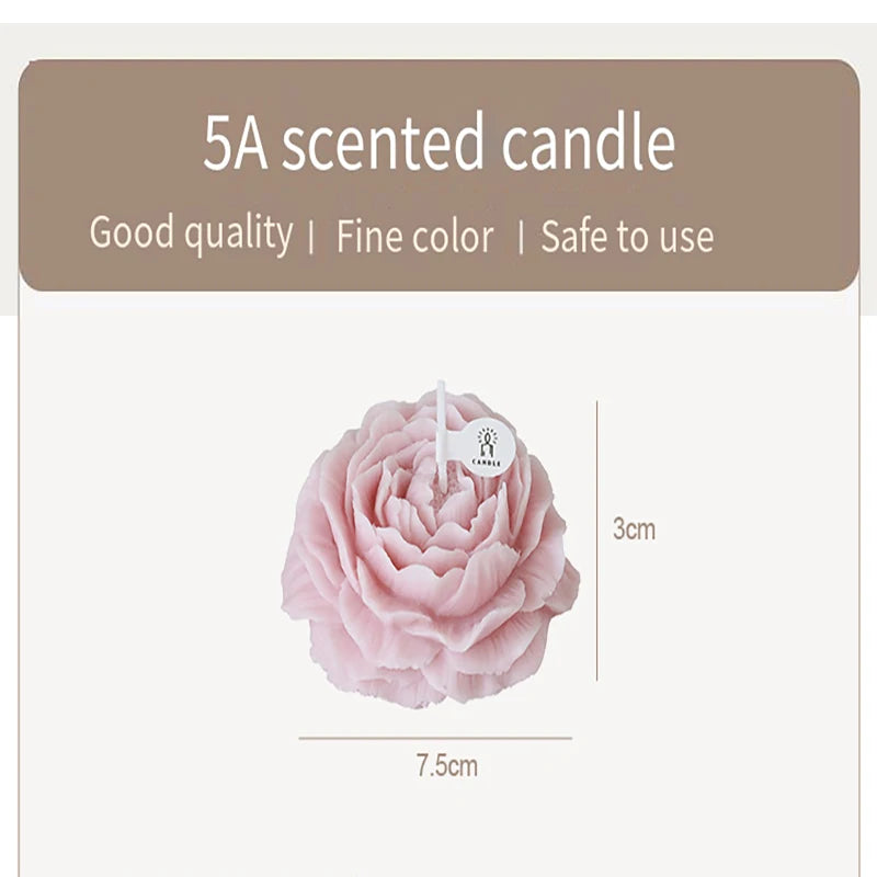 Handmade Scented Flower Candles