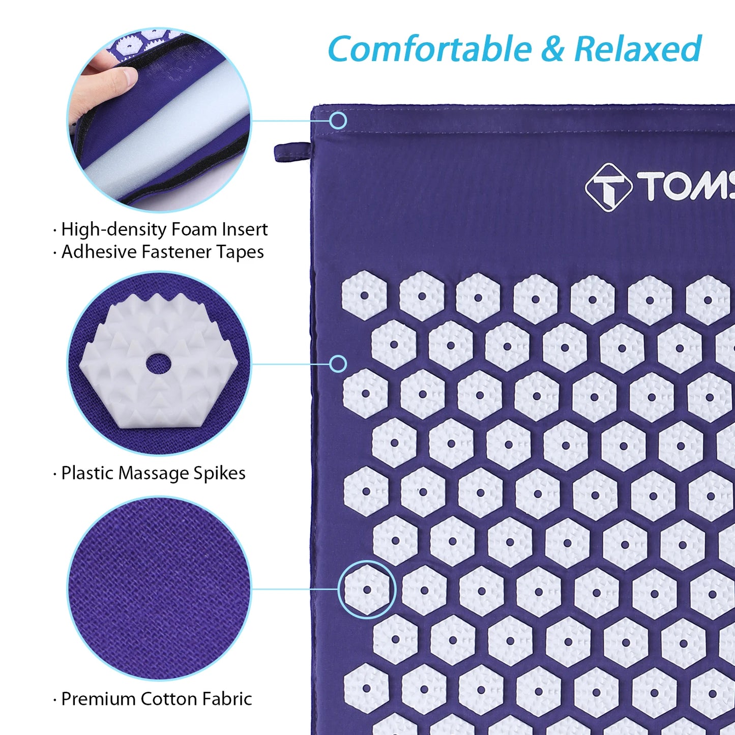 Acupressure Mat and Pillow Massage Set