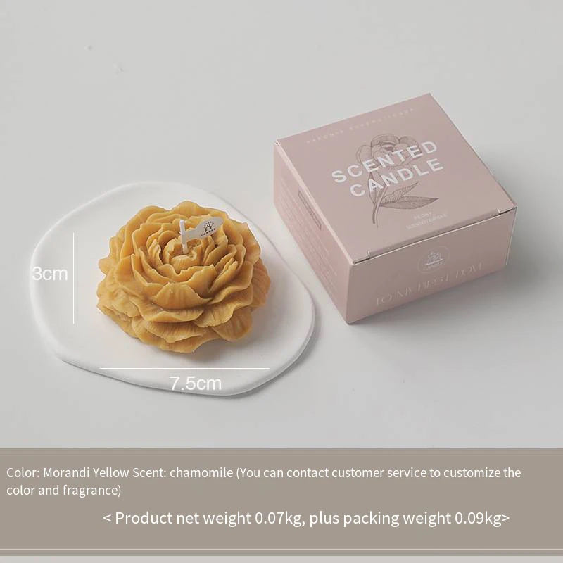 Handmade Scented Flower Candles