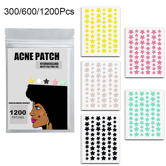 300/600/1200 PCS/SET Star Pimple Patch