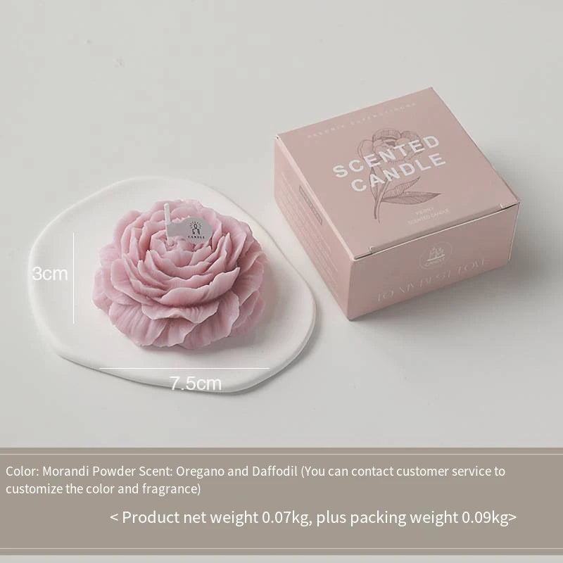 Handmade Scented Flower Candles