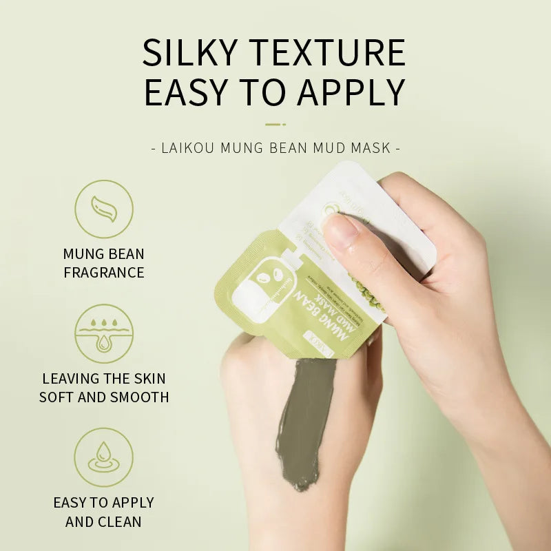 LAIKOU 5pcs Mud and Clay Mask