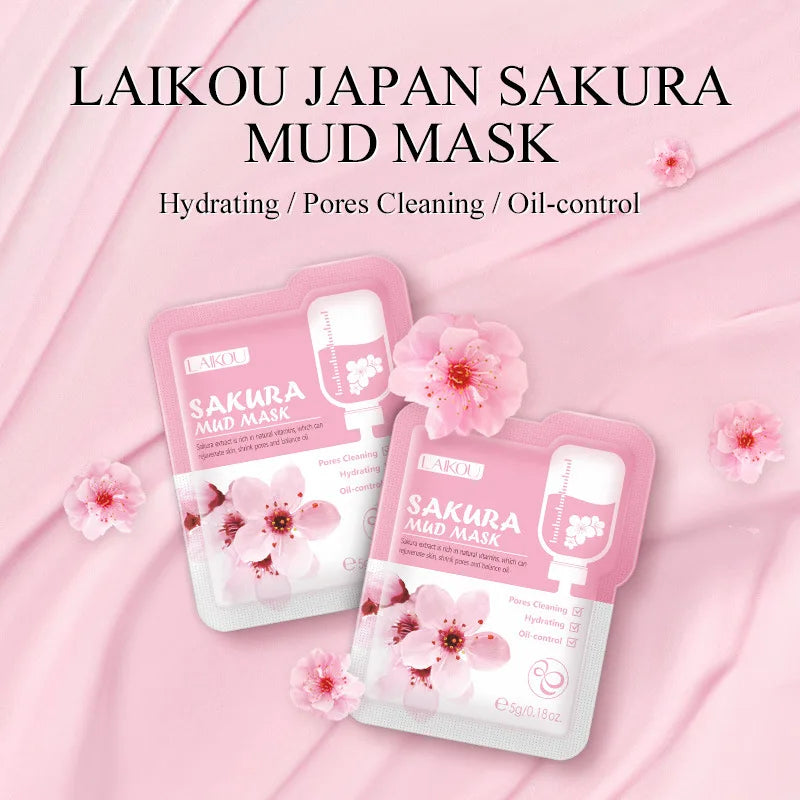 LAIKOU 5pcs Mud and Clay Mask
