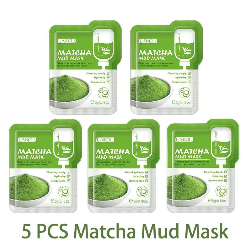 LAIKOU 5pcs Mud and Clay Mask